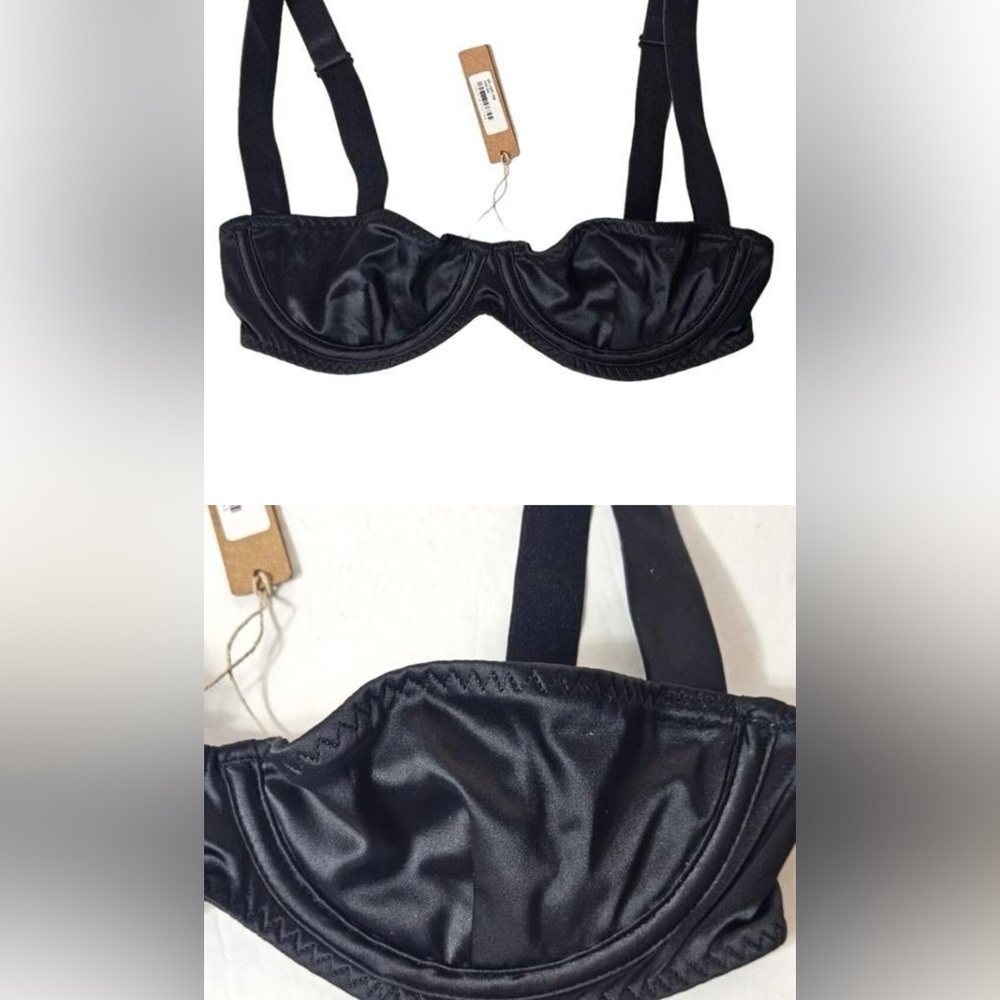 Skims underwire demi cup satin bra Nwt